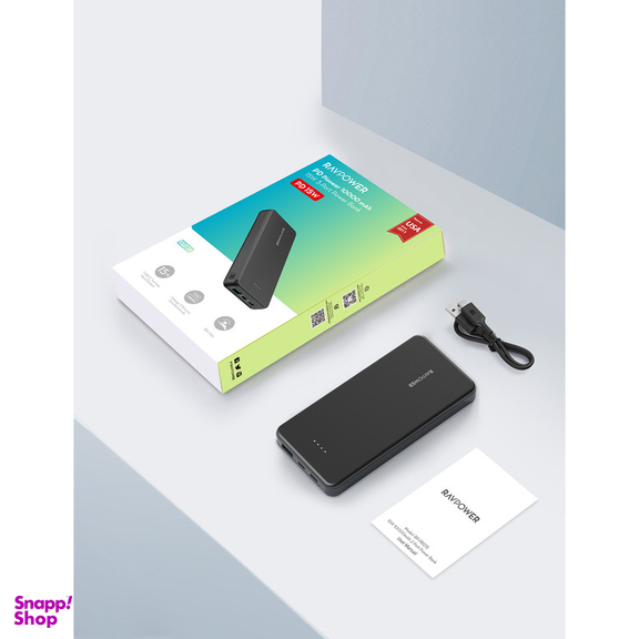 پاوربانک راوپاور مدل RP-PB1215 ظرفیت 10000 میلی آمپر ساعت