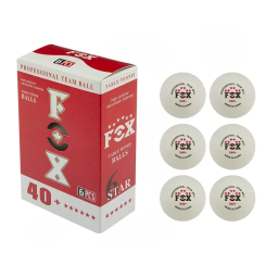 توپ پینگ پنگ فاکس 6 ستاره مدل 40+ T006 بسته 6 عددی
