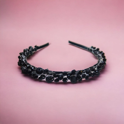 تل مو زنانه مدل سنگ و کریستال بافت کد VENUS-TKSBG