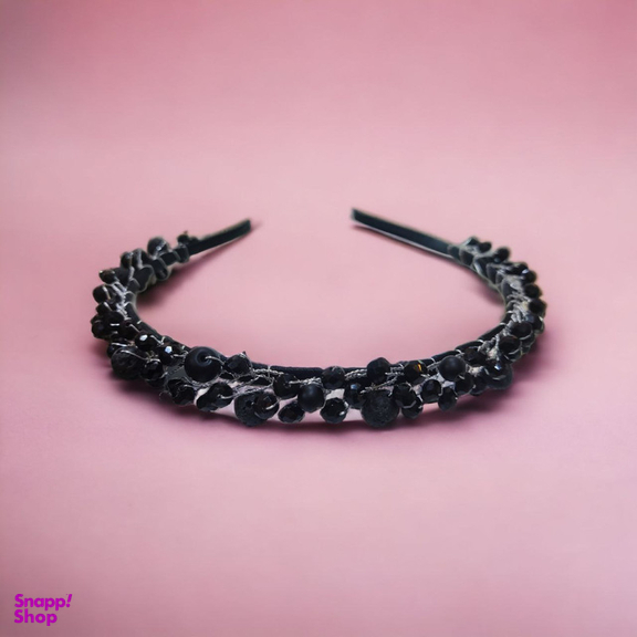 تل مو زنانه مدل سنگ و کریستال بافت کد VENUS-TKSBG