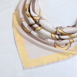 روسری زنانه آنالیا مدل ابریشم دور دست دوز کد 6057