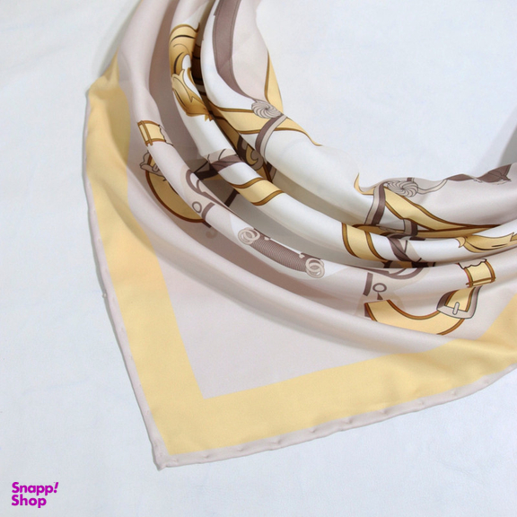 روسری زنانه آنالیا مدل ابریشم دور دست دوز کد 6057