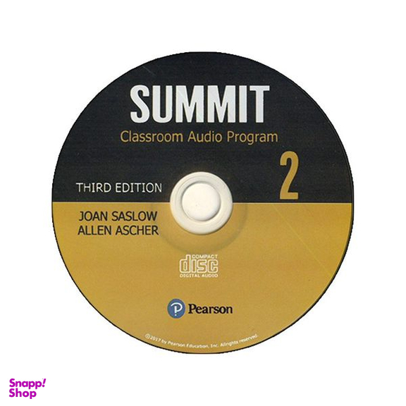 کتاب Summit 3rd 2 اثر Joan Saslow انتشارات Pearson مجموعه دو جلدی