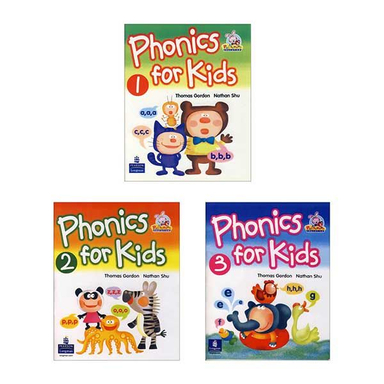 کتاب phonics For Kids اثر Thomas Gordon and Nathan shu انتشارات زبان مهر 3 جلدی