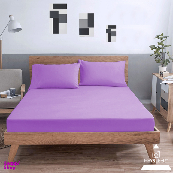 ست ملحفه و روبالشی یک نفره طرح ساده سایز 90×200 سانتی متر