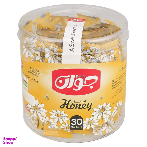 عسل تکنفره وزن 12 گرم بسته 30 عددی