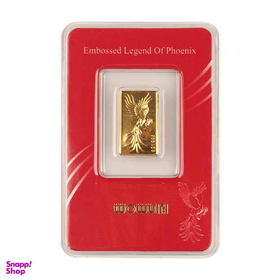 شمش طلا 24 عیار ایران شمش مدل سیمرغ کد T-0.7