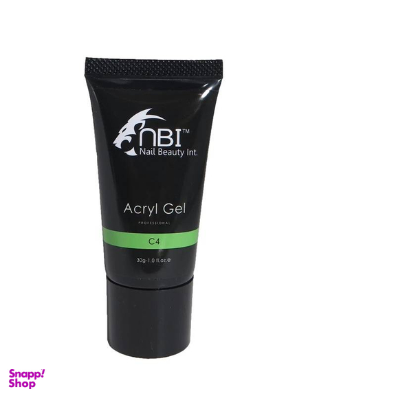 پلی ژل ناخن ان بی آی مدل Green کد C4 حجم 30 میلی لیتر