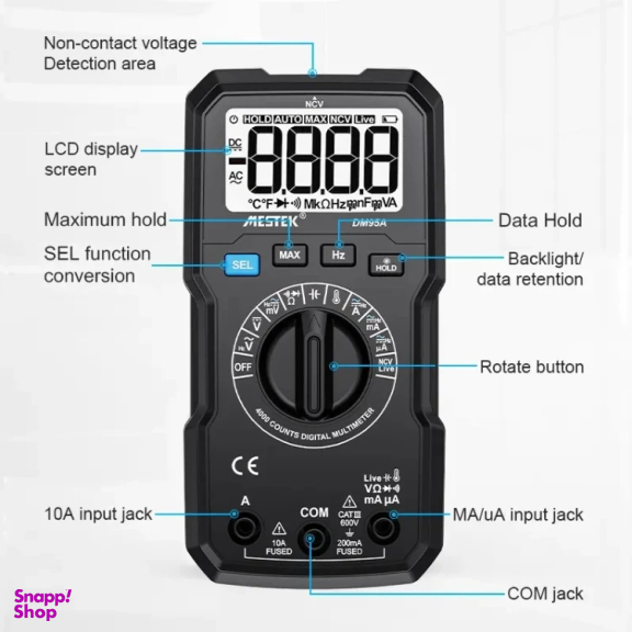 مولتی متر دیجیتالی مستک مدل DM95A
