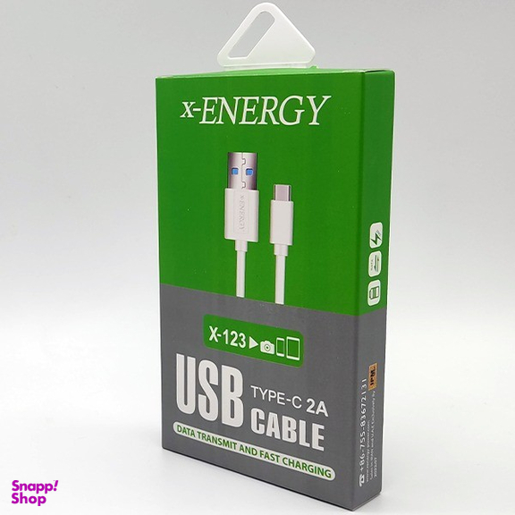کابل تبدیل USB به Type C ایکس-انرژی مدل X-123 طول 2 متر