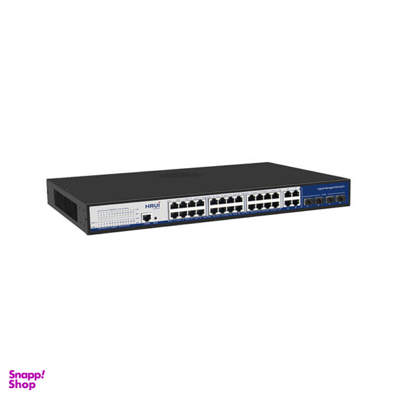سوئیچ 24 پورت اچ آر یو آی مدل HR-AFGM-2444S-400