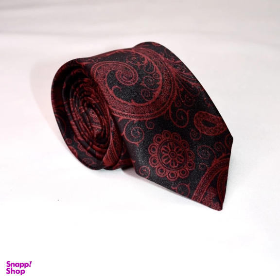 ست کراوات و دستمال جیب مردانه آیکت مدل بته جقه محو کد z1