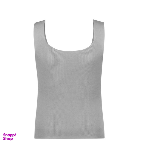 تاپ بافت زنانه مدل GD-o-17163431 رنگ طوسی روشن