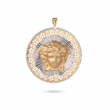 پلاک گردنبند طلا 18 عیار زنانه میلی گالری طرح ورساچه کد MT1790