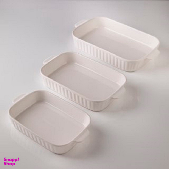 تابه سرامیکی مدل مستطیل شیاردار سایز متوسط