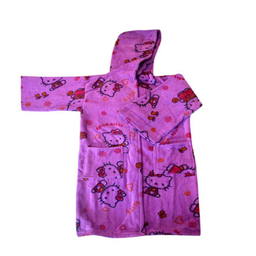 حوله پالتویی کودک طرح hello kitty سایز 80 سانتی‌متر