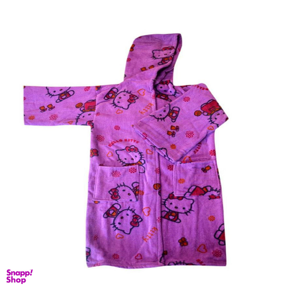 حوله پالتویی کودک طرح hello kitty سایز 80 سانتیمتر