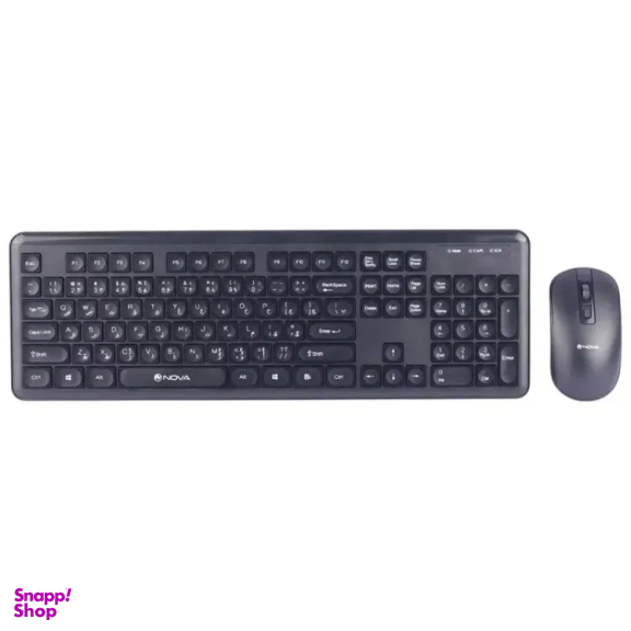 کیبورد و ماوس بی سیم نوا مدل NKM-1402WL