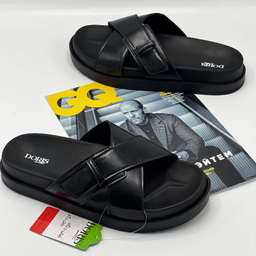 صندل مردانه دوریس مدل پدرام طبی کد 02 رنگ مشکی