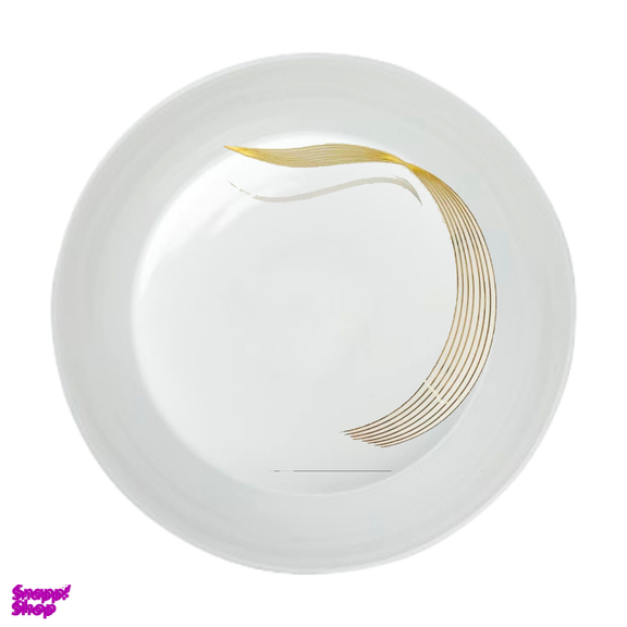 بشقاب میوه‌ خوری گلدن اپال مدل شمل استراکچر میوه بسته 6 عددی