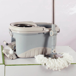 ست سطل و زمین شوی چرخشی لیمون مدل Walkable Mop