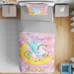 سرویس روتختی کودک 5 تکه نوپه هوم طرح تک شاخ کد T4503