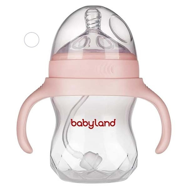 شیشه شیر بیبی لند مدل کولیک ایز کد 201 حجم 240 میلی لیتر