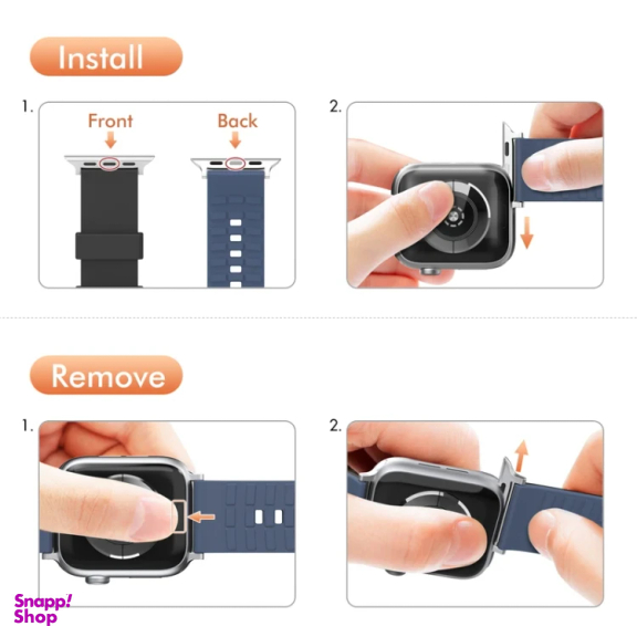 بند ساعت هوشمند آهااستایل مدل WA11 مناسب اپل واچ 42/44 میلی متر