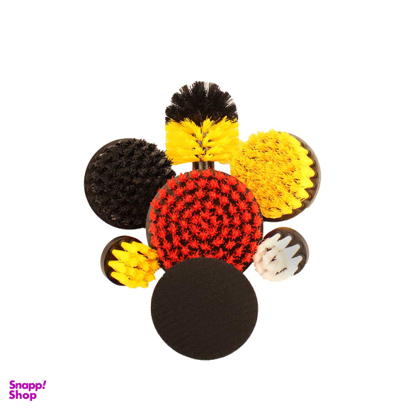 فرچه سر دریلی فور بای فور کد 885611 بسته 7 عددی