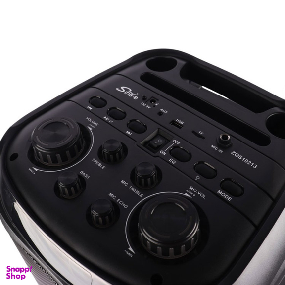 اسپیکر چمدانی بلوتوثی سینگ-ای مدل ZQS10213 به همراه میکروفون و ریموت کنترل