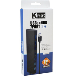 هاب USB 3.0 هفت پورت کی نت مدل K-HUAMH127