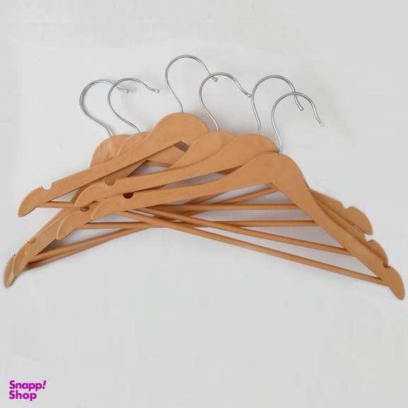 چوب لباسی مدل طرح چوب افرا بسته 24 عددی
