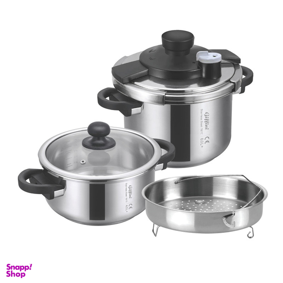 زودپز دوقلو جی فی نی مدل G-01PLUS گنجایش 6 و4 لیتر