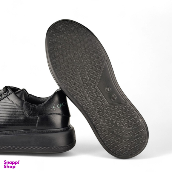 کفش راحتی زنانه چرم کاکتوس کد ws1058 رنگ مشکی