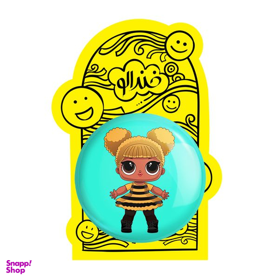 آینه جیبی خندالو طرح عروسک ال او ال LOL مدل تاشو کد 27871