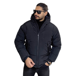 کاپشن مردانه مدل باکسی کد 2 رنگ مشکی