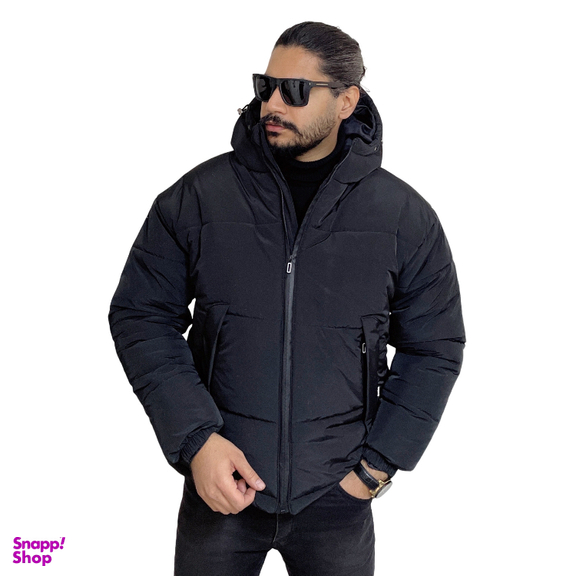 کاپشن مردانه مدل باکسی کد 2 رنگ مشکی