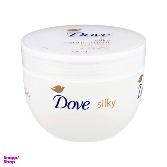 کرم مرطوب کننده داو مدل Silky حجم 300 میلی‌ لیتر