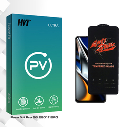 محافظ صفحه نمایش شیشه ای اچ وی تی مدل PV Glass AntiStatic مناسب برای گوشی موبایل شیائومی Poco X4 Pro 5G 2201116PG