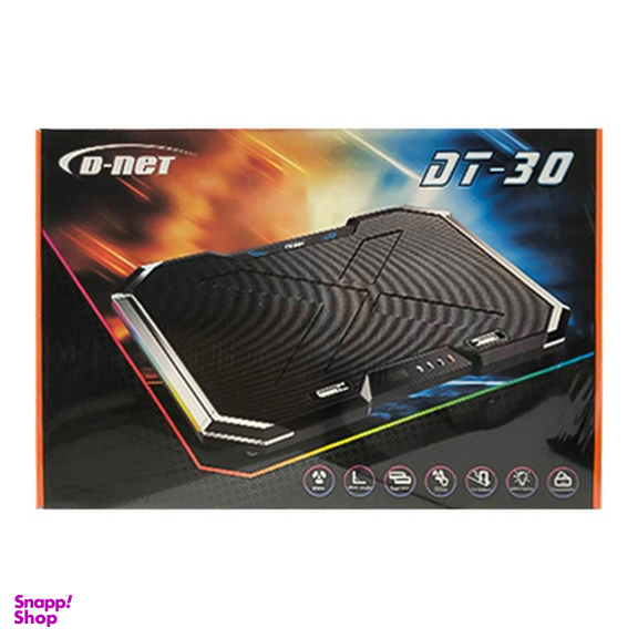 پایه خنک کننده لپ تاپ 6 فن دی نت مدل DT-30