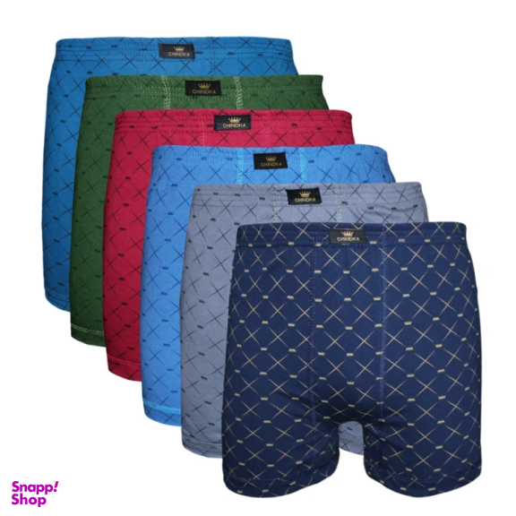 شورت مردانه چیندکا کد KING113 مجموعه 6 عددی