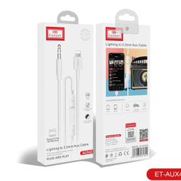 کابل صدای جک 3.5 میلی‌متری به لایتنینگ ارلدام مدل ET-AUX42 طول 1 متر