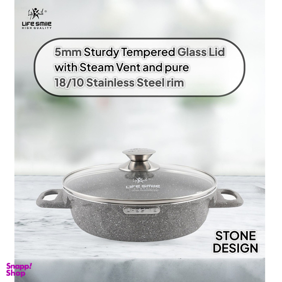 سرویس تابه 6 پارچه لایف اسمایل مدل LIFEP7STSHR-6-2