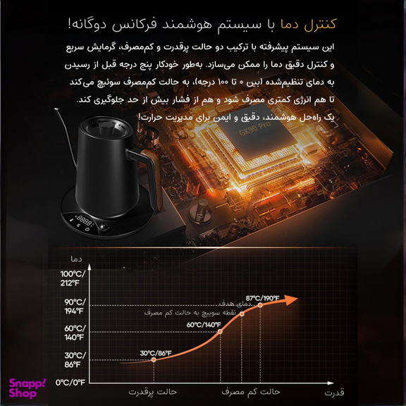کتری برقی کی ال تی مدل GK90 Pro