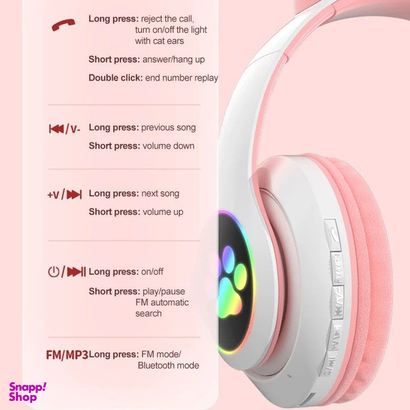هدفون گربه ای مدل cat ear B39M