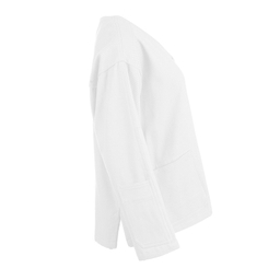 کت زنانه سرژه مدل 232158 رنگ سفید