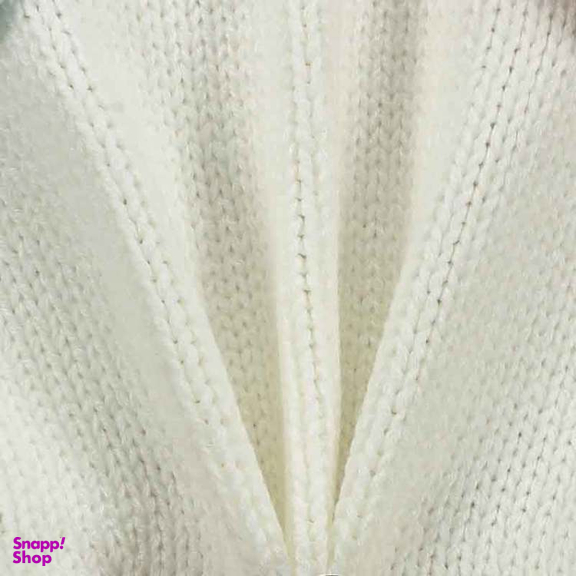 ژاکت زنانه گره استایل مدل همیشه بهار رنگ سفید
