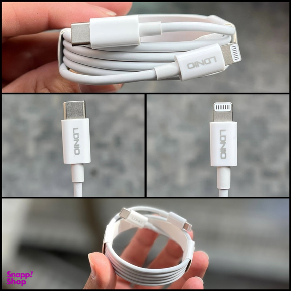 کابل تبدیل USB-C به لایتنینگ الدینیو مدل iphone-15 pro max طول 1 متر