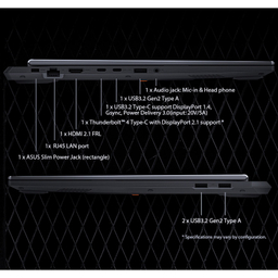 لپ تاپ 16 اینچی ایسوس مدل TUF Gaming F16 FX608JHR-RV035-i7 14650HX-16GB DDR5 5600MHz-512GB SSD-RTX5050 8GB-FHD 165Hz