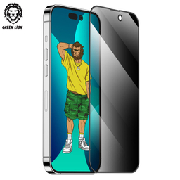 محافظ صفحه نمایش حریم شخصی گرین مدل Silicone Privacy-HD Plus مناسب برای گوشی موبایل اپل iPhone 14 Pro